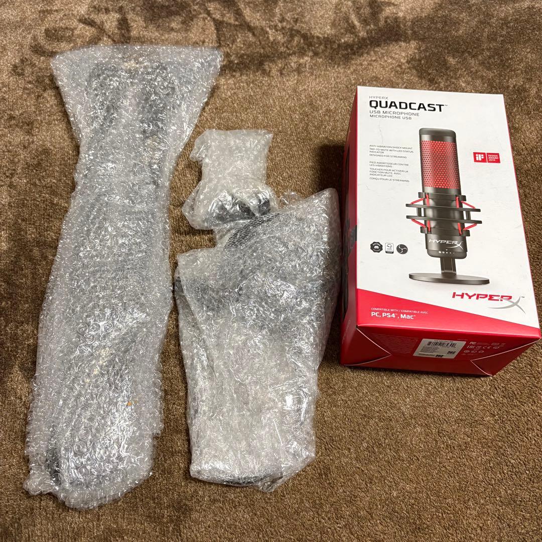 【アーム付き】HYPERX QUADCAST USBマイク