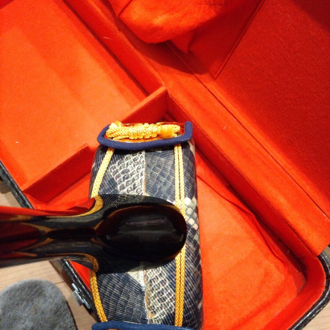 沖縄三線　蛇柄　人工皮　専用ハードケース付き