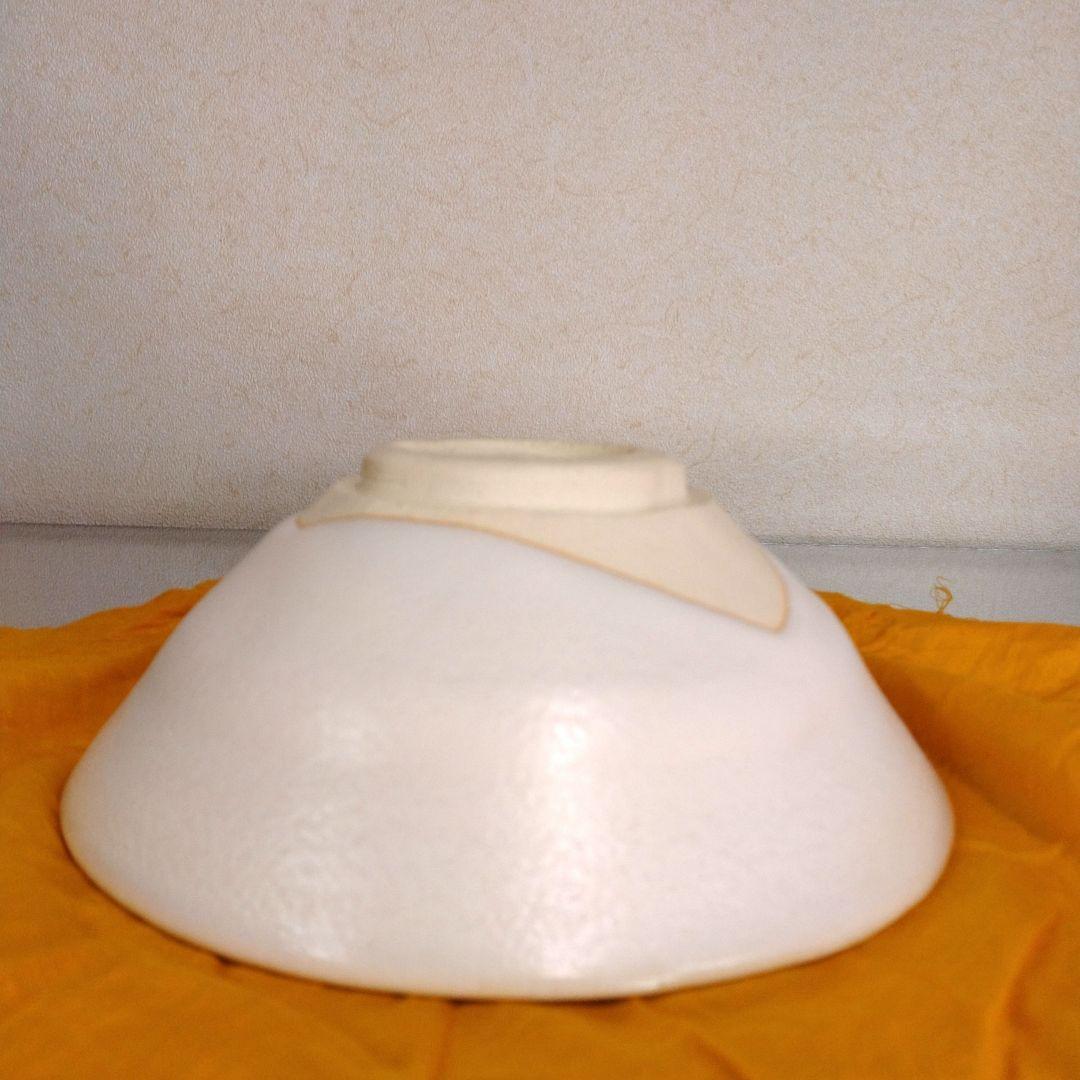 茶道具　期間限定特価　白釉茶碗(人間国宝　清水卯一)真作保証品