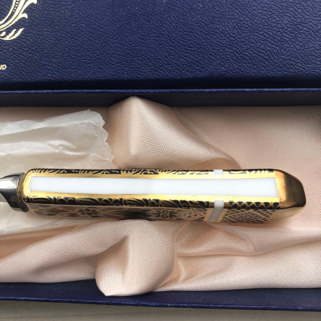 英国購入 ロイヤルクラウンダービー オールドイマリ レターナイフ レア