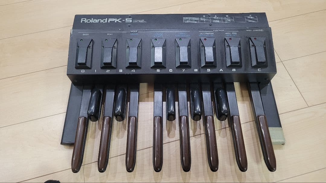 鍵盤楽器 ROLAND PK-5 Dynamic MIDI Pedal