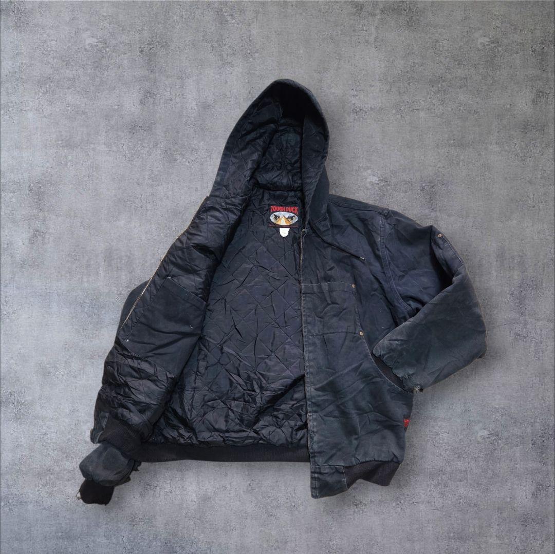 希少ダックジャケットTOUGHDUCKタフダック黒アクティブジャケットカナダ製