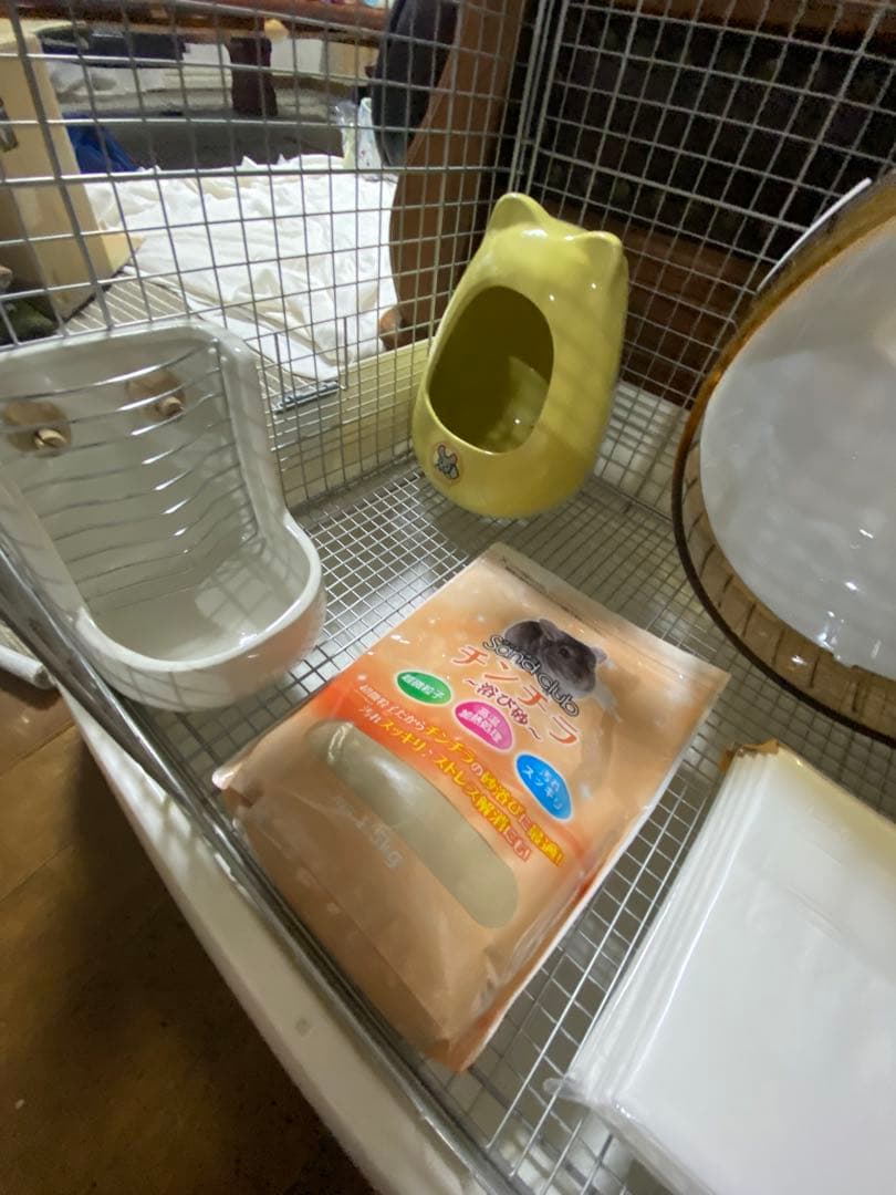 【チンチラ初めて応援セット！】ケージ込で全15点 イージーホーム60ハイメッシュ