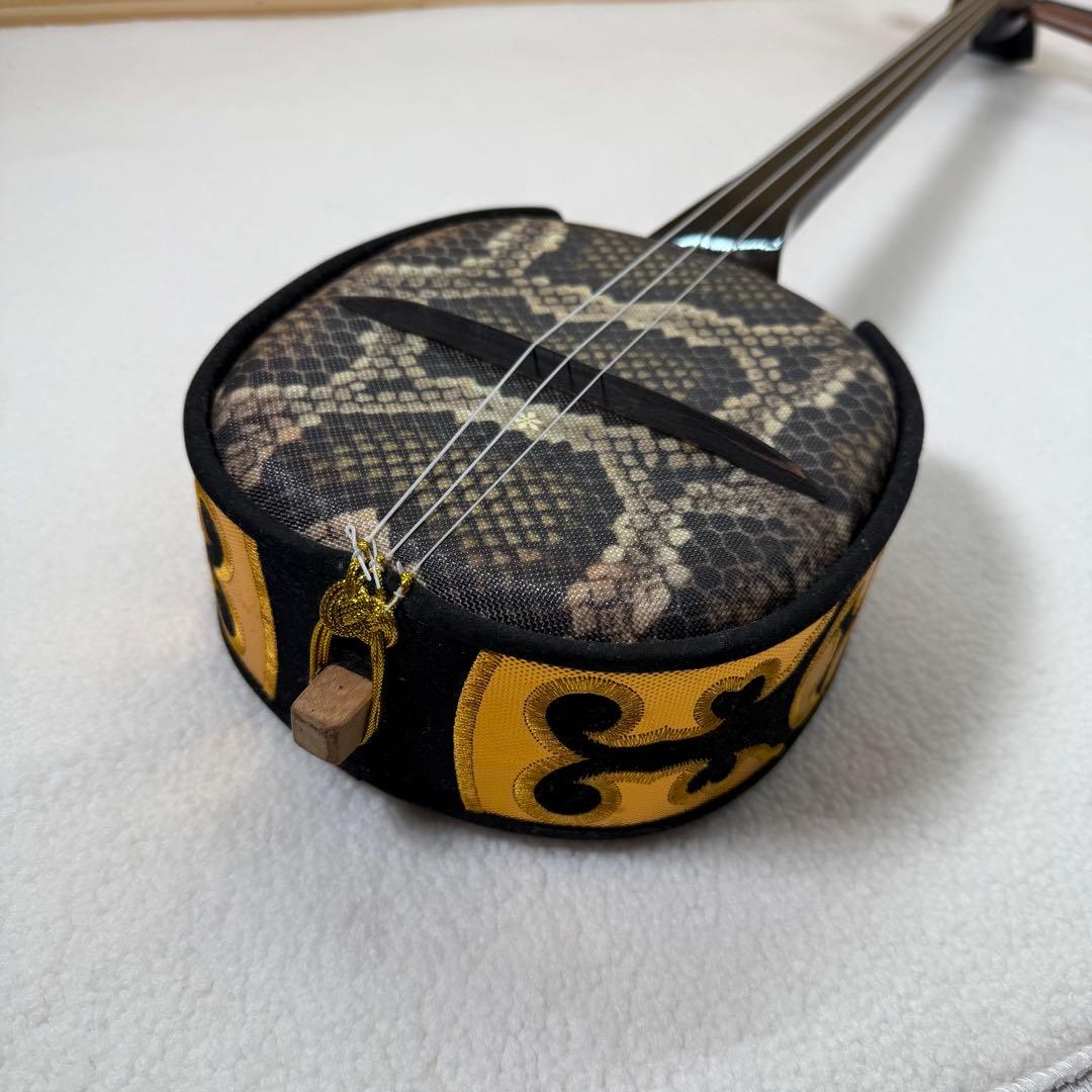 三味線　人工皮　沖縄　本体のみ　三線