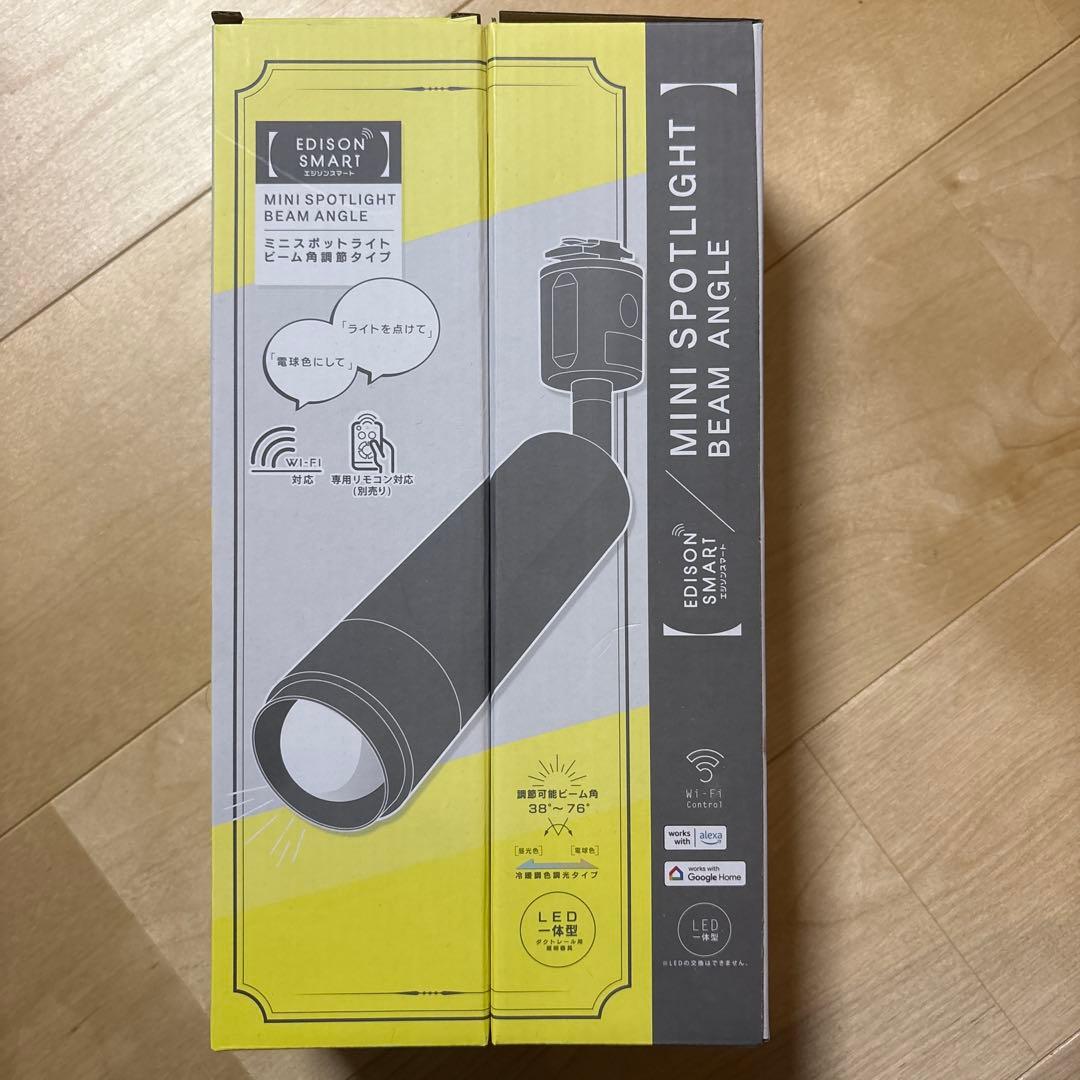 エジソンスマート　ミニスポットライト　黒　２個セット　RST-TL167BK