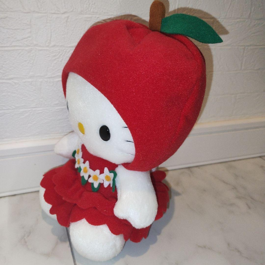 ハローキティ信州限定 りんごキティー♡ご当地ぬいぐるみ　 美品　希少　レトロ