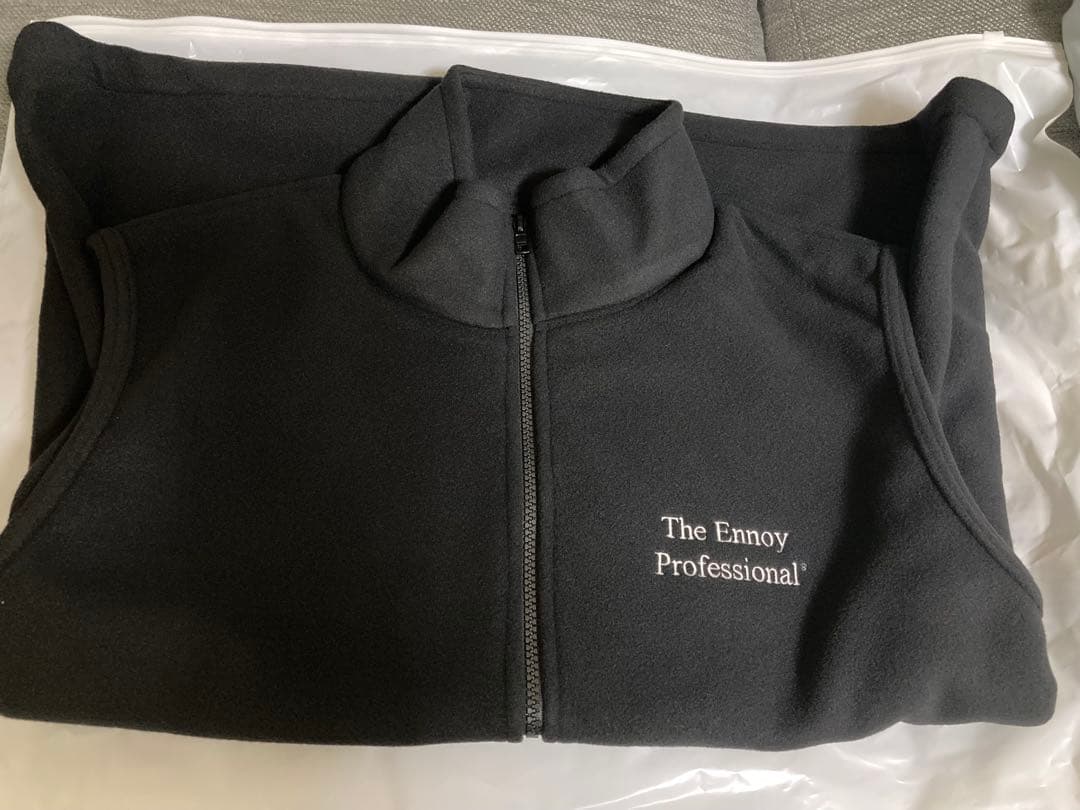 ENNOY PROFESSIONAL FLEECE VEST 黒 Mサイズ