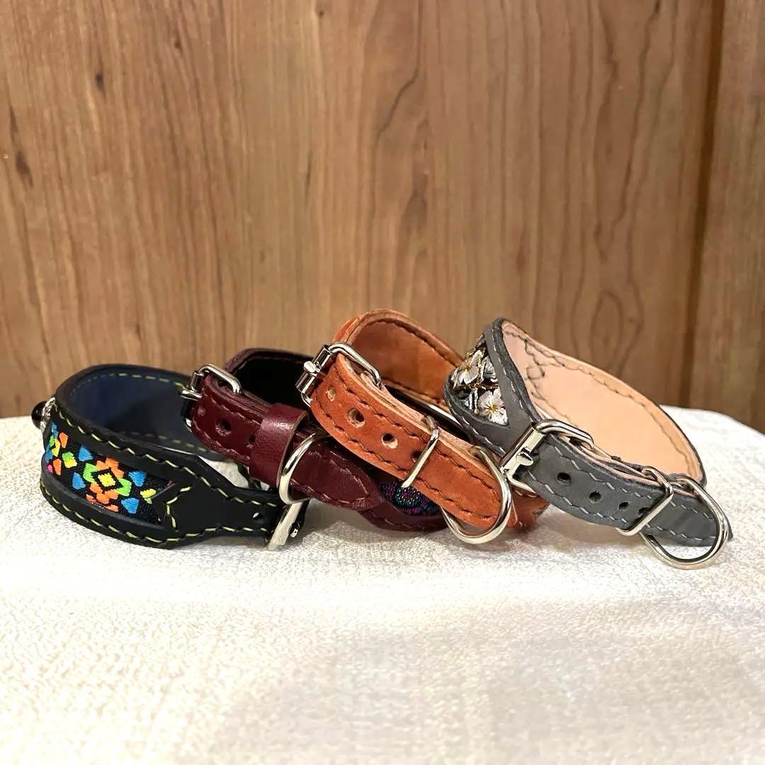 H☆T　犬の首輪　ハンドメイド