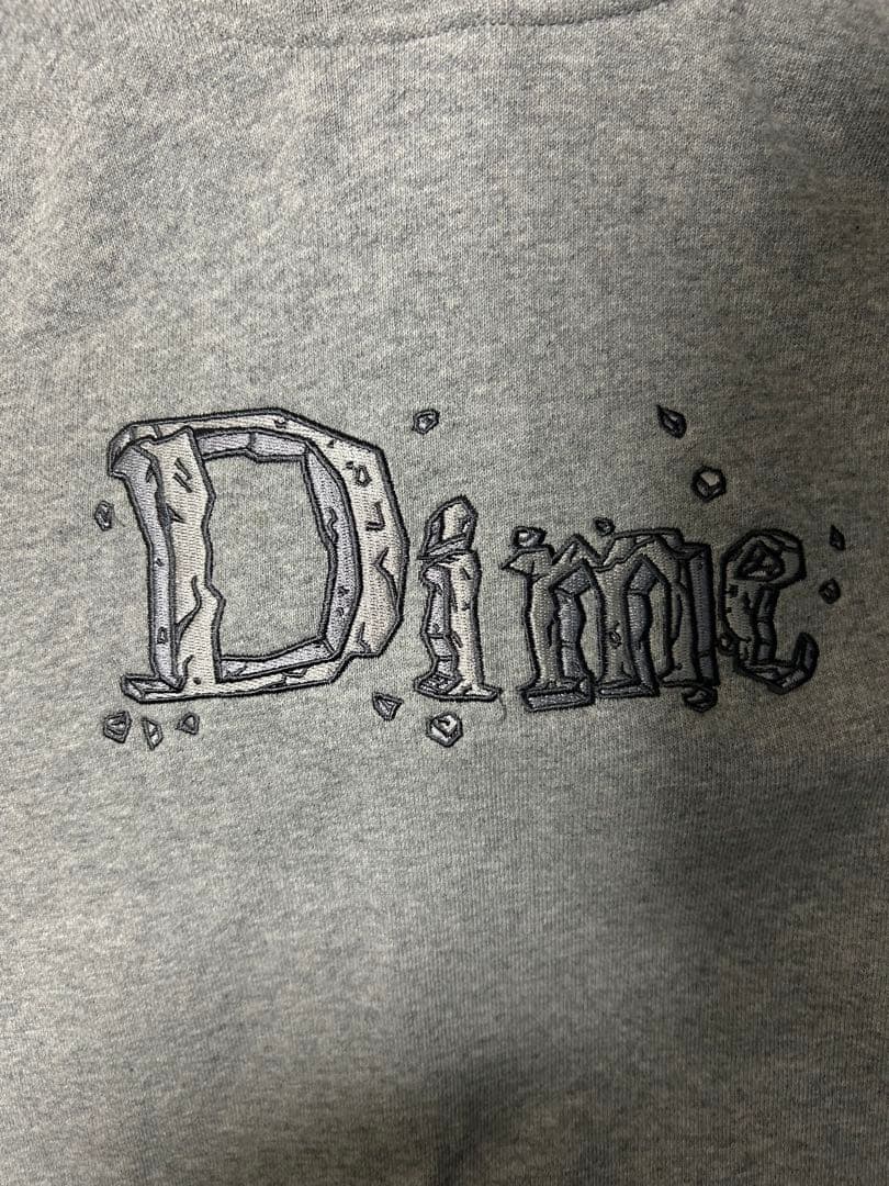 Dime グレー Classic Stone Hoodie