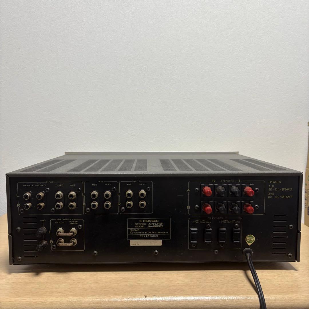 パイオニア SA-8800Ⅱ プリメインアンプ 通電OK 動作未確認