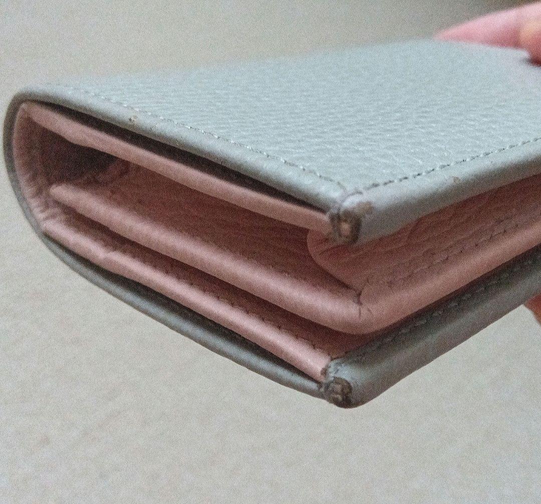 Gucci 二つ折り財布 グレー