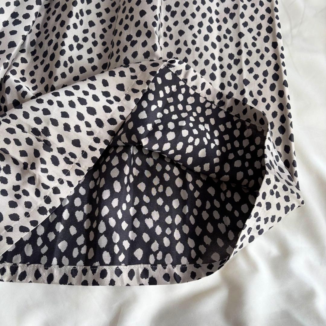 極美品✨ビアズリー 2023AW レオパードジャガードキュロットパンツ