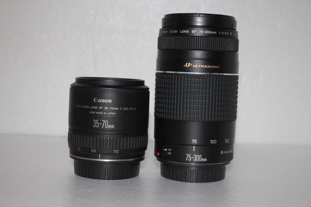 一眼レフカメラ/高画質/canon kiss x7 標準&望遠ダブルレンズセット