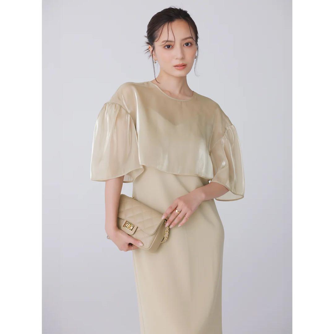 【新品】レイヤードコンビネーションドレス(anuans)