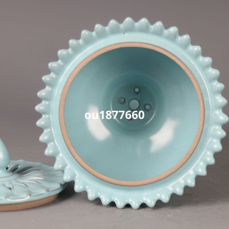 汝窯 青磁 香炉 陶器 陶芸 香道具 仏具 官窯 青釉