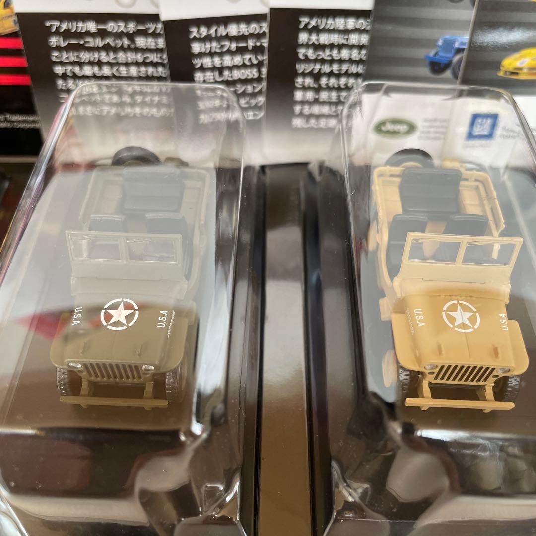 京商 1/64 USAスポーツカー 10台(コルベット，マッハ1，マスタング等)