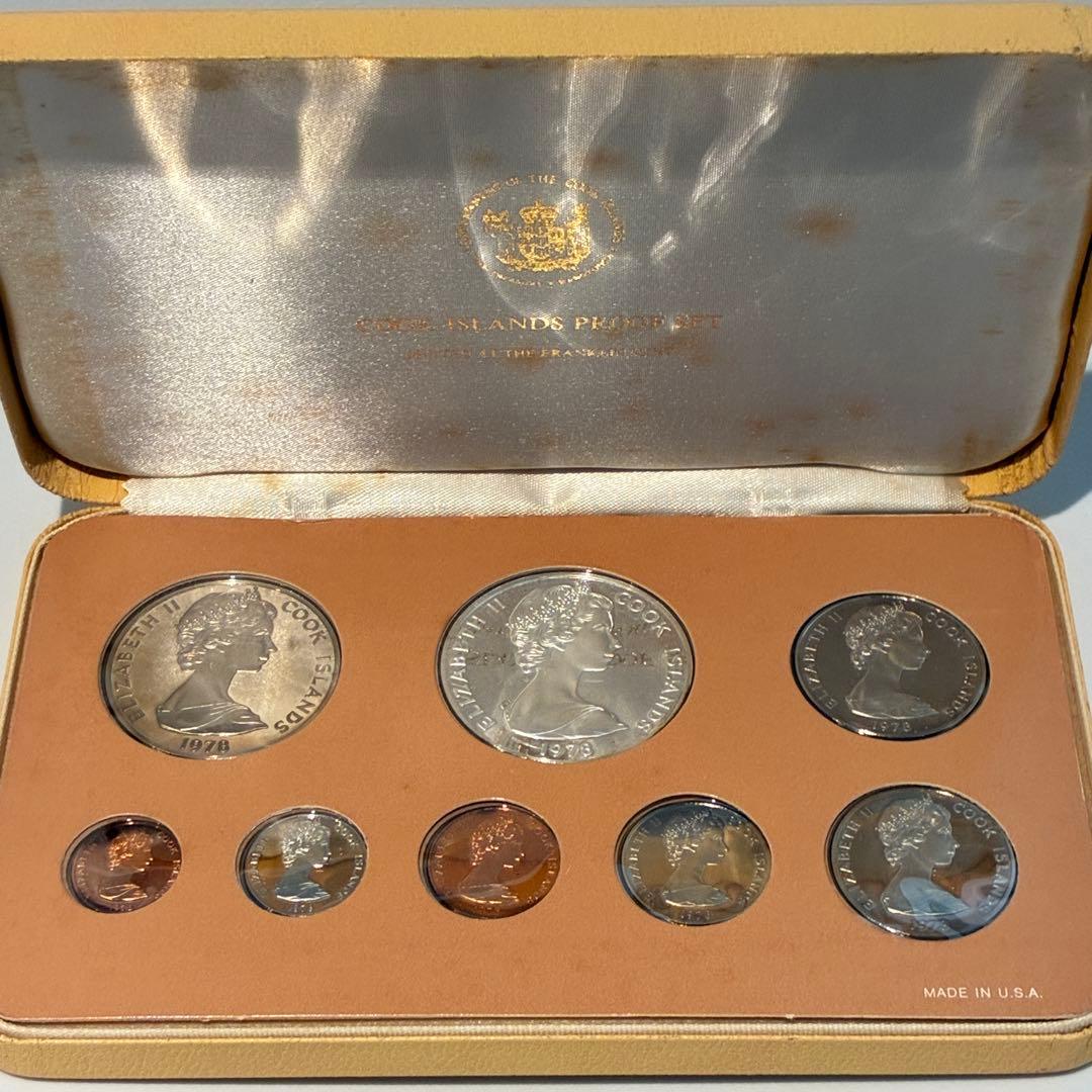 1978年 フランクリン・ミント クック諸島 プルーフセット