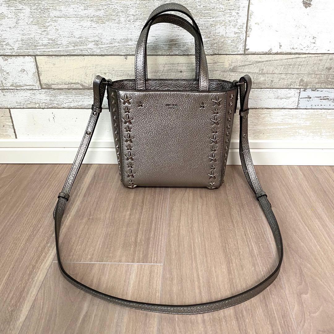 ◆美品◎ Jimmy Choo ジミーチュー スタースタッズ　ハンドバッグ