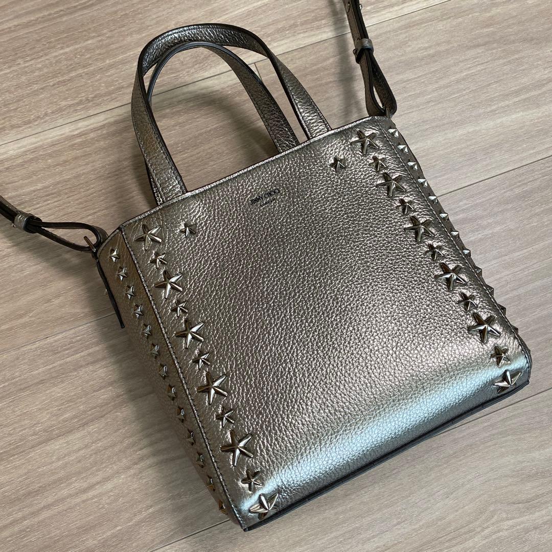 ◆美品◎ Jimmy Choo ジミーチュー スタースタッズ　ハンドバッグ