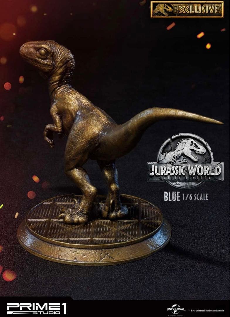 プライム1スタジオ　ブルー　ジュラシック・ワールド／炎の王国 1/6 フィギュア