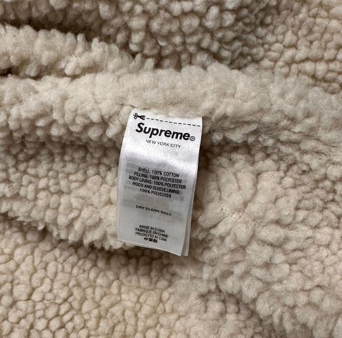 Supreme フード付きデニムジャケット M