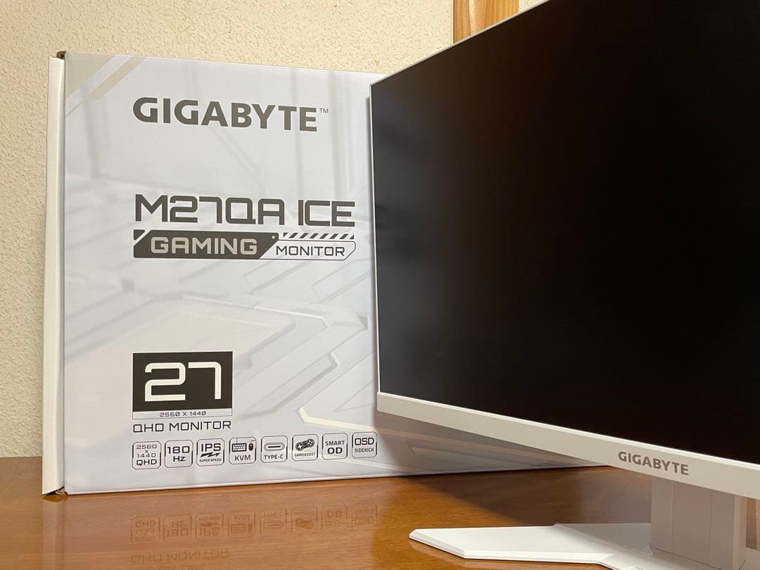 27インチWQHD180hzゲーミングモニター M27QA ICE