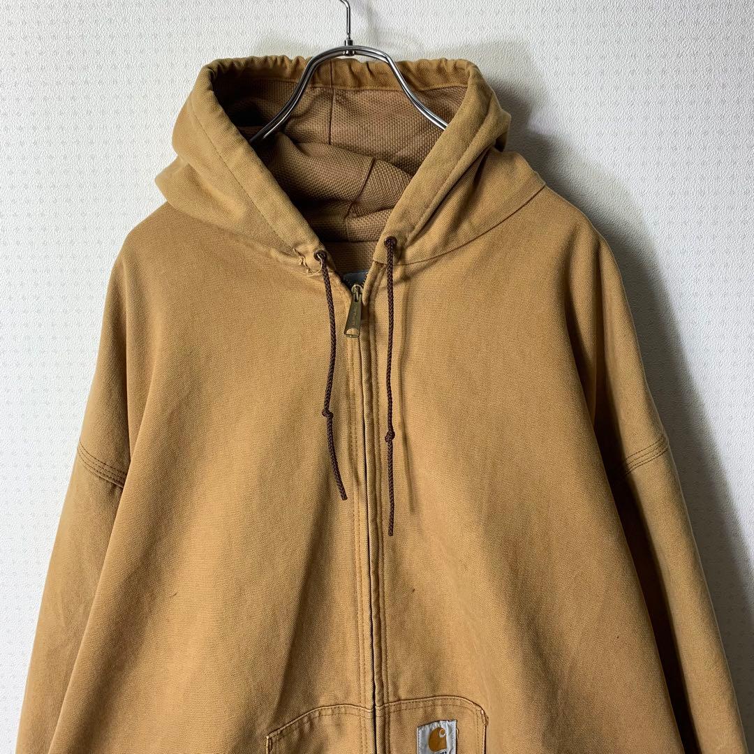 USA製 カーハート アクティブジャケット 6XL J03BRN ジップパーカー