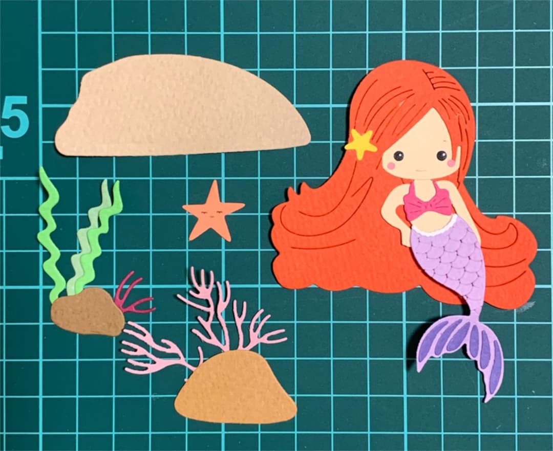 ◆オーダー用◆ダイカット 人魚姫