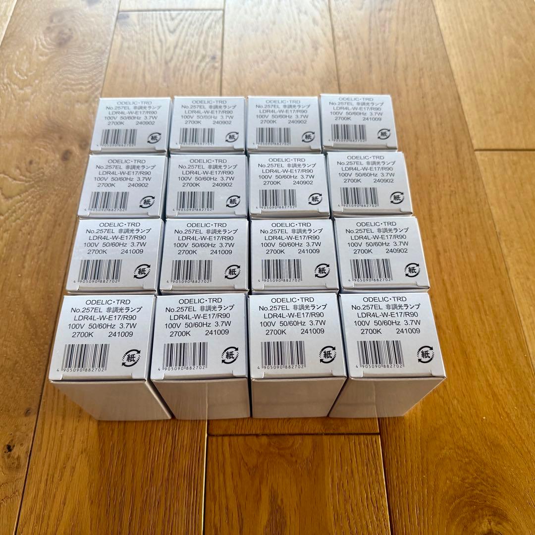 オーデリック LED電球 ミニクリプトン 16個 LDR4L-W-E17/R90