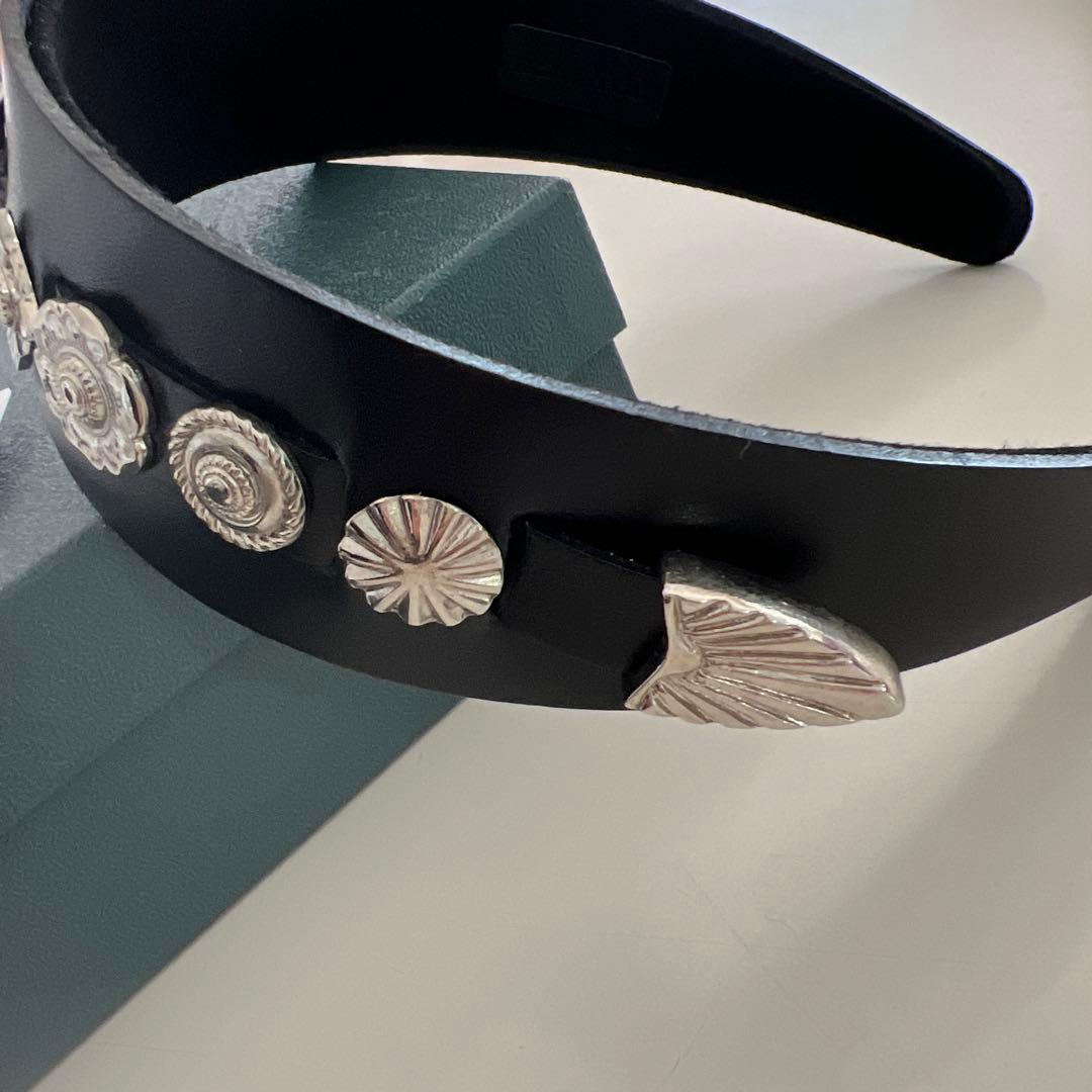 TOGA LEATHER HEADBAND 2 カチューシャ
