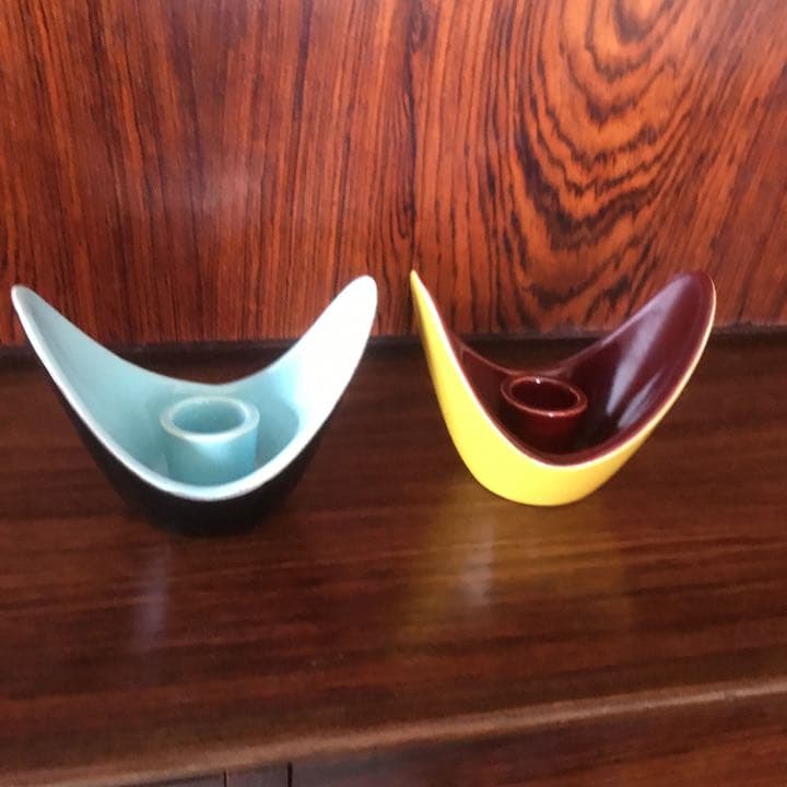 値下げ50s Created Clappison キャンドル立て　2個