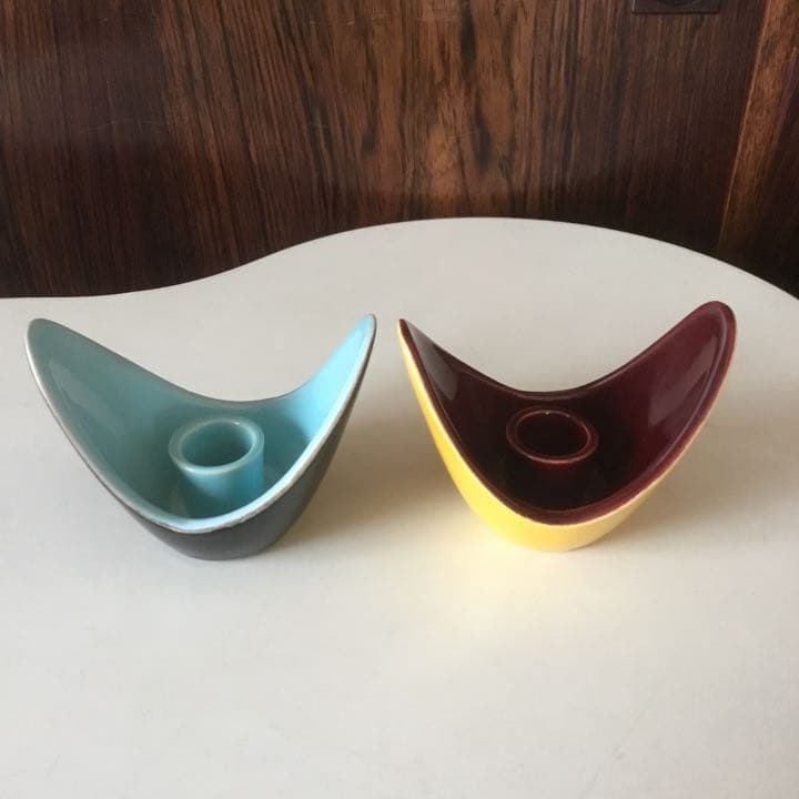 値下げ50s Created Clappison キャンドル立て　2個