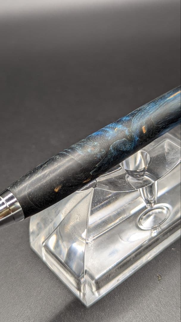 288ペン工房翌檜　スタビライズドウッドバーチバール　木軸シャーペン　ボールペン