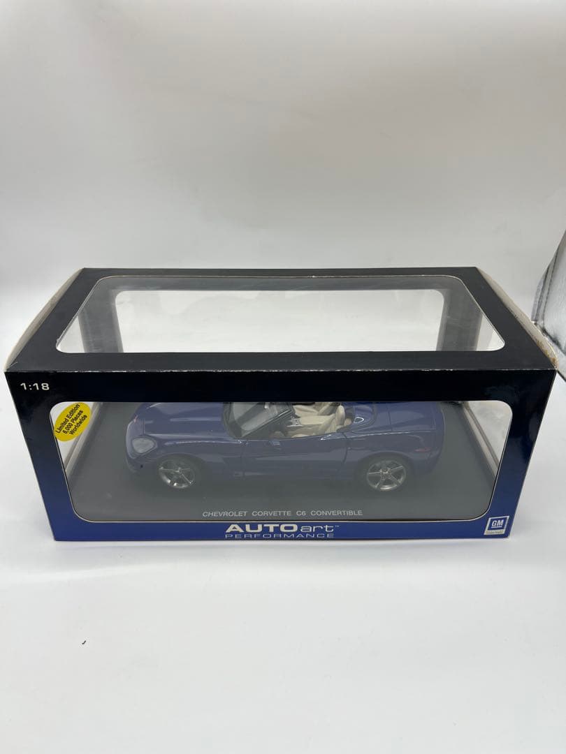 No151ミニカー1/18箱あり CORVETTE C6 CONVERTIBLE