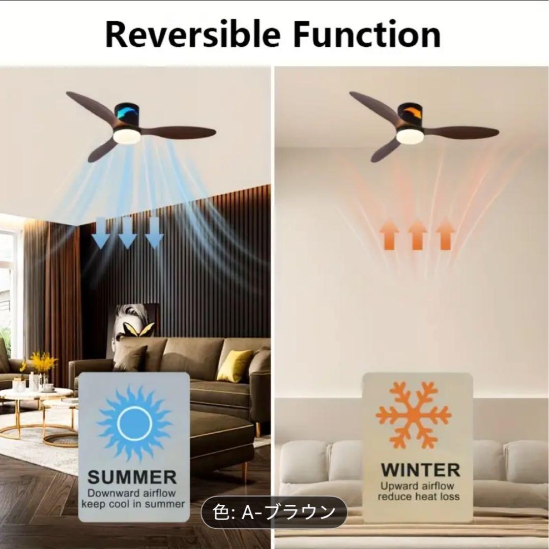 LEDシーリングファン リモコン付き 93cm新品送料込