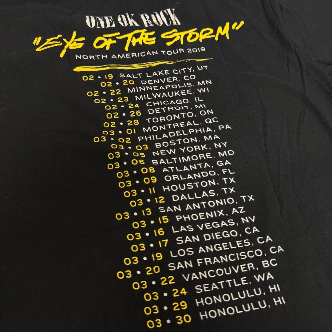 【貴重】ONE OK ROCK 2019 北米ツアー限定Tシャツ ワンオク