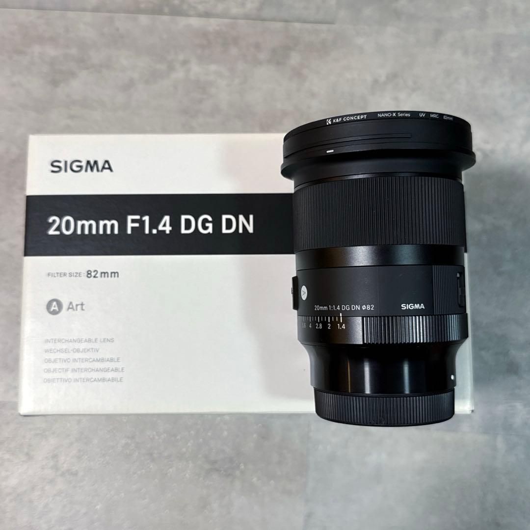 SIGMA 20mm F1.4 DG DN Art レンズ　Lマウント