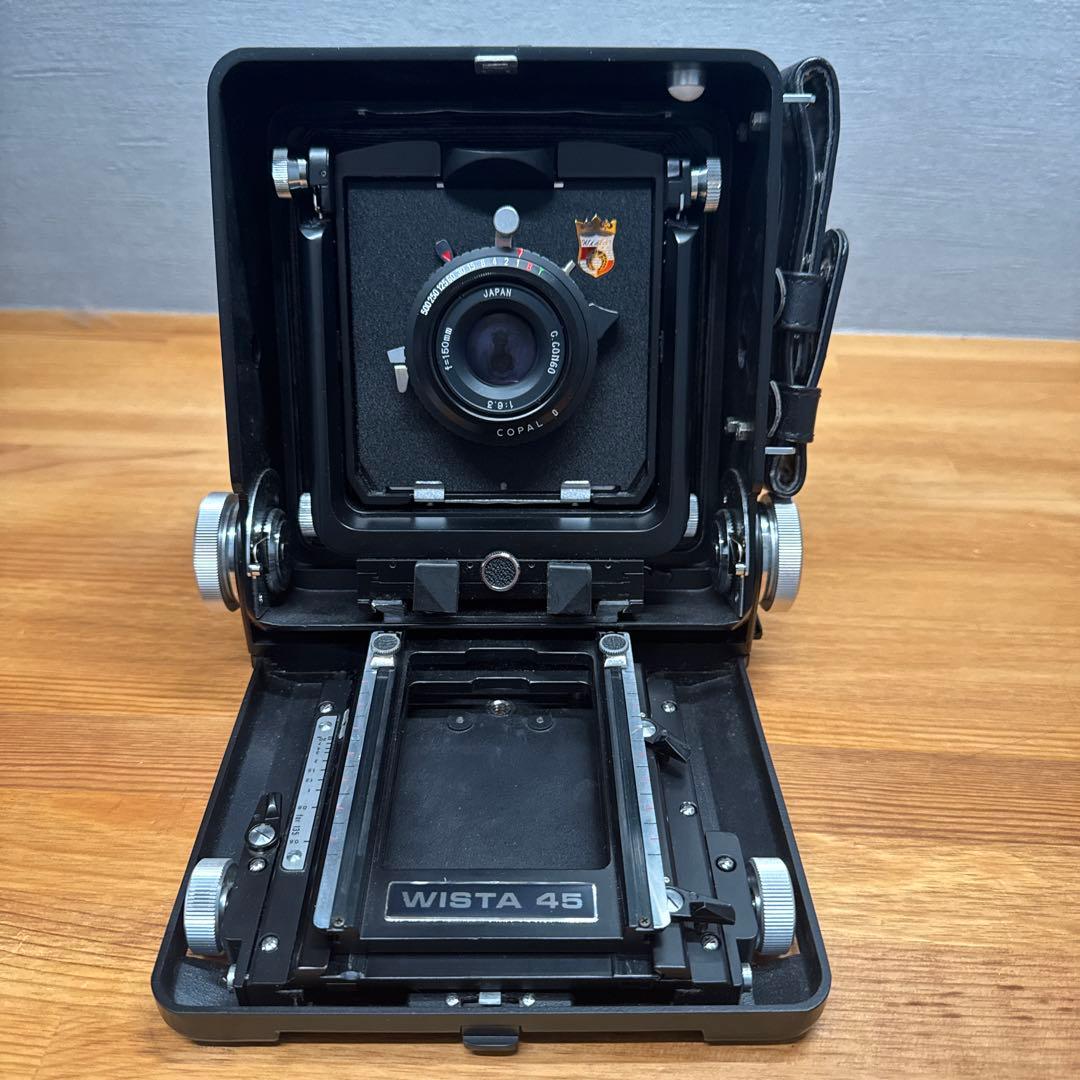 WISTA 45 SP-VX 大判カメラ 150mmレンズ、取扱説明書付き、美品