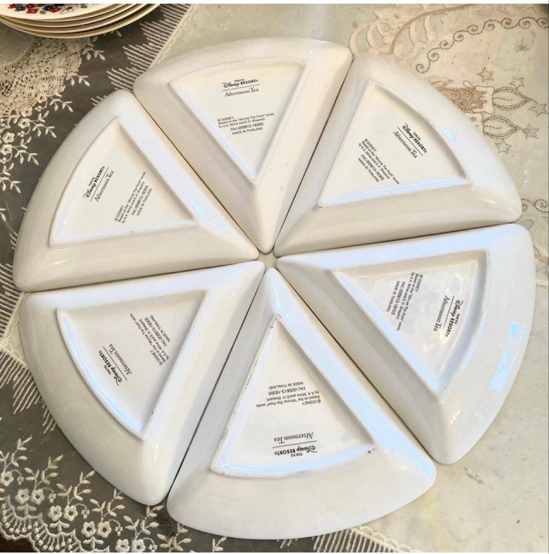 新品　未使用　くまのプーさん　苺ショートケーキ　ケーキ皿　皿　6枚　ホール