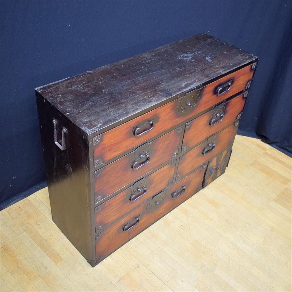 古民具　民芸家具　時代箪笥　整理箪笥　箪笥　たんす　タンス　チェスト　レトロ