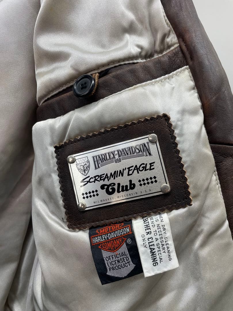 ハーレー純正 レザージャケット 38 Screamin’ Eagle