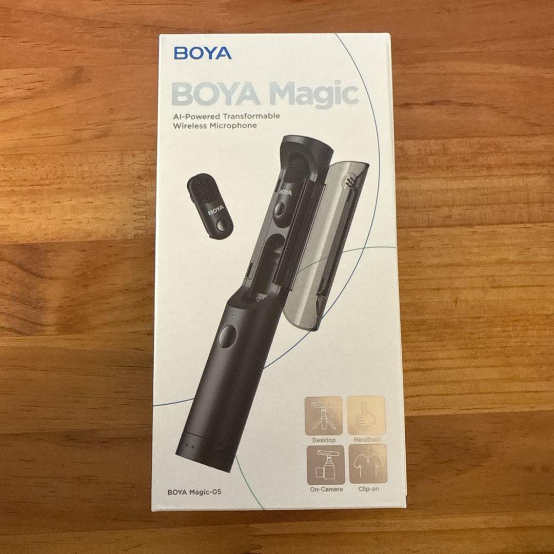 BOYA Magicワイヤレス ピンマイク 無線マイク iPhone TypeC