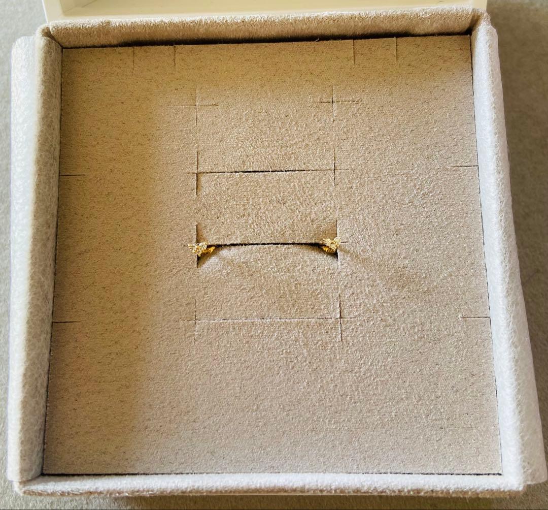 専用！美品 ete エテ K18 ダイヤモンド ゴールド ハートピアス