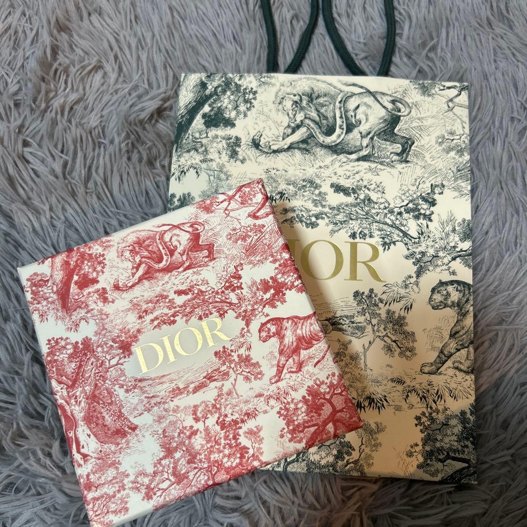 Christian Dior ブラック 三つ折り財布