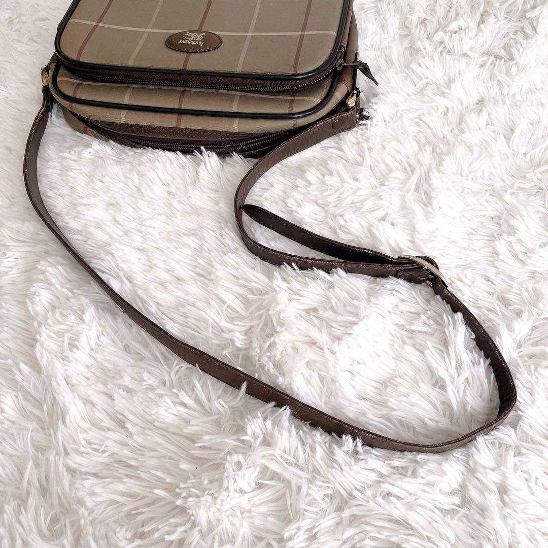 Burberrys バーバリー ショルダーバッグ　ホースロゴ　チェック