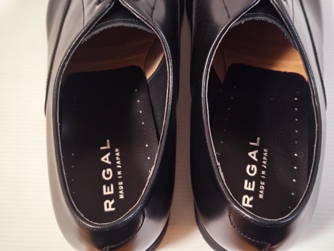 REGAL ビジネスシューズ 28cm ストレートチップ 革靴 幅広 232S