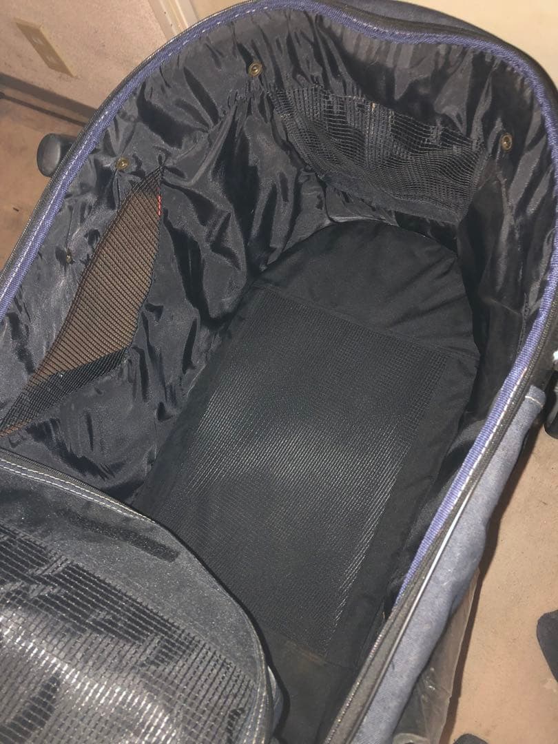 ボンビアルコン ペットカート プログレ・デニム 30kgまで可 美品