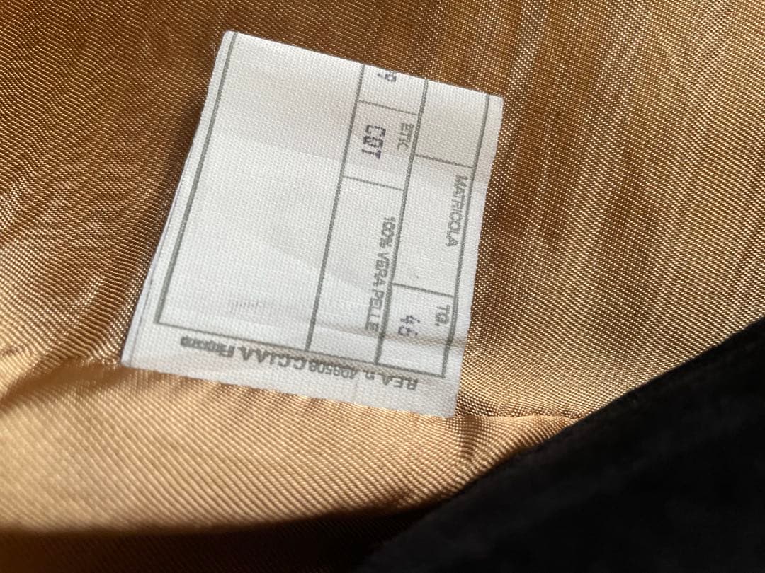 CINQUANTA / スエード スタンドカラー シングルライダースジャケット