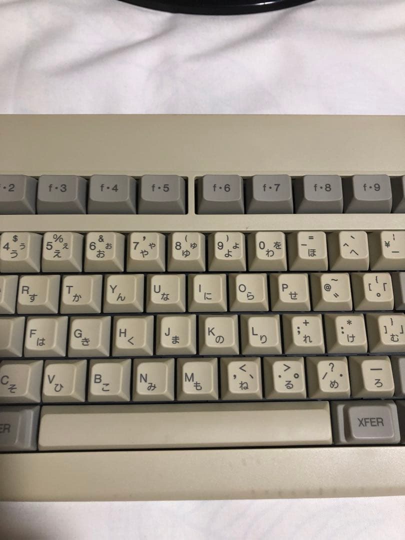 NEC PC-9821用キーボードを付属品添付箱に入れて