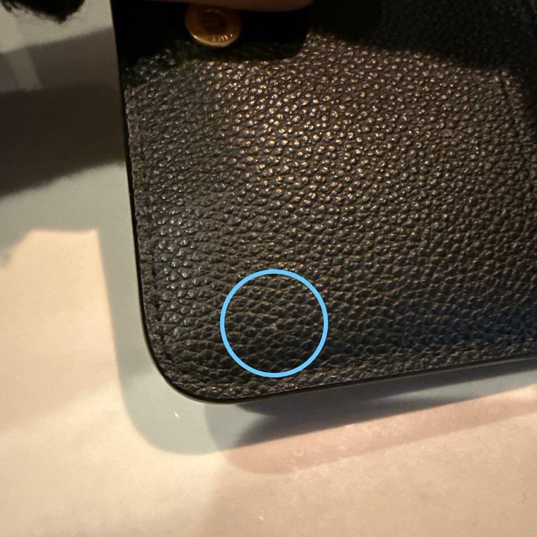 サンローラン　折り財布　コンパクトジップアラウンドウォレット　ブラック　レザー